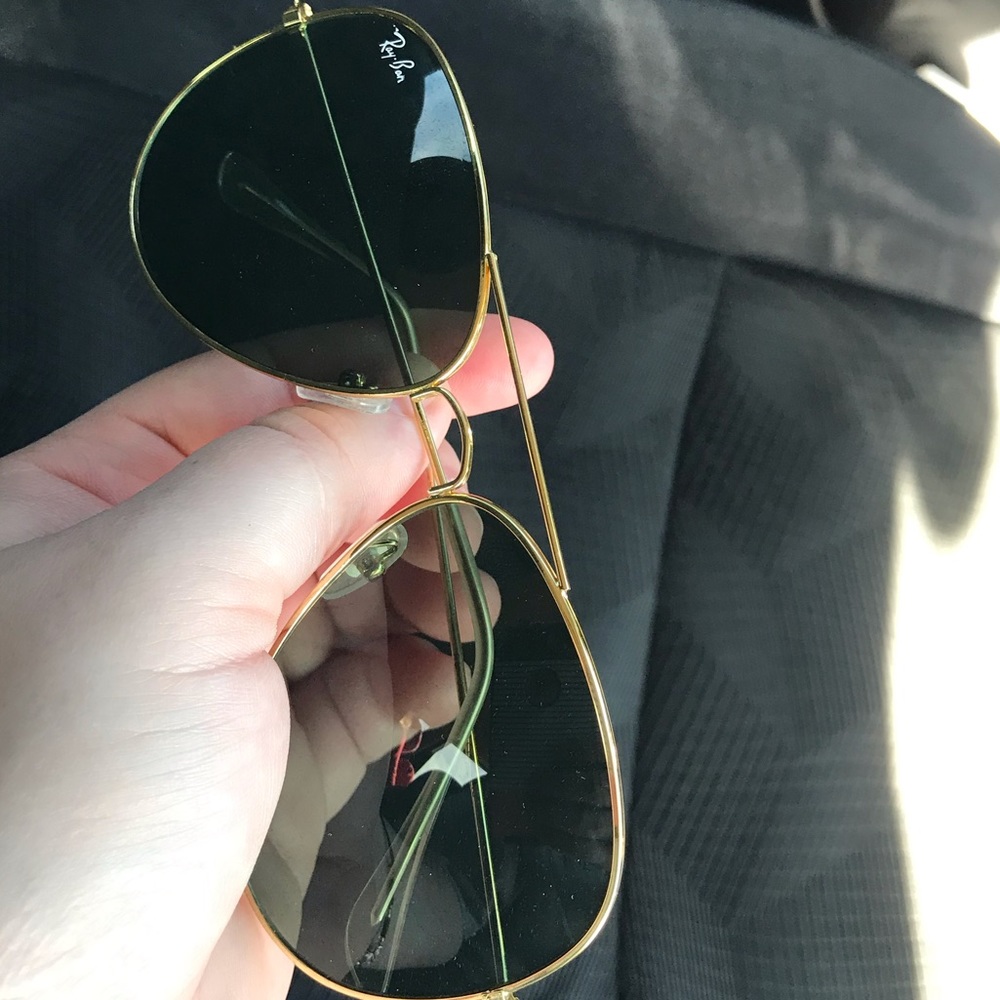 Women RayBan sunglasses.